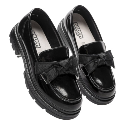 Туфли школьные Baden KPA004-140 чёрный 01